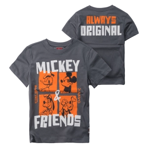 Παιδική μπλούζα Disney για αγόρια Mickey & Friends γκρι αγορίστικες κοντομάνικες μακό βαμβακερή ετών online (1)
