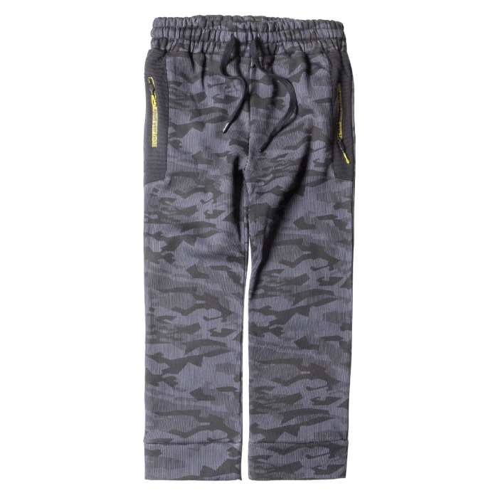 Παιδικό παντελόνι φόρμας Hashtag για αγόρια Army Παραλλαγής αγορίστικα αθλητικά μοντέρνα παντελόνια