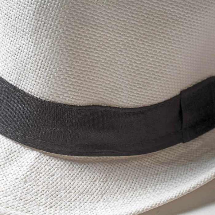 Παιδικό καπέλο για αγόρια Boss Άσπρο αγορίστικα αξεσουάρ για καλό ντύσιμο για βαφτιστικά 1