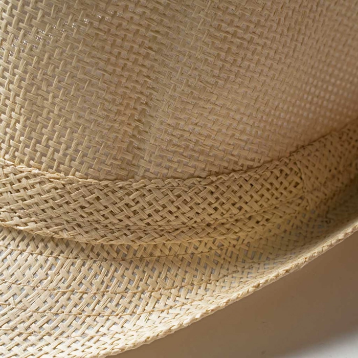 Παιδικό καπέλο για αγόρια Boss Strap Κρεμ αγορίστικα αξεσουάρ για καλό ντύσιμο για βαφτιστικά 1