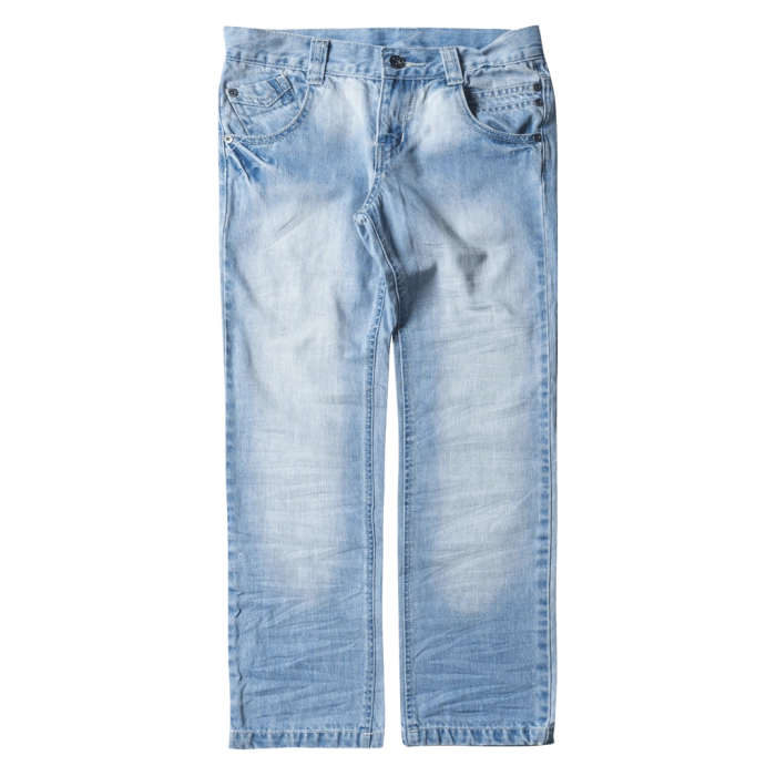 Παιδικό παντελόνι για αγόρια Buttons Μπλε αγορίστικα τζιν μοντέρνα οικονομικά