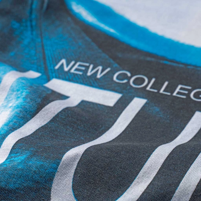 Παιδική μπλούζα New College για αγόρια Future Μπλε καλοκαιρινές μοντέρνες ποιοτικές μπλούζες online 3