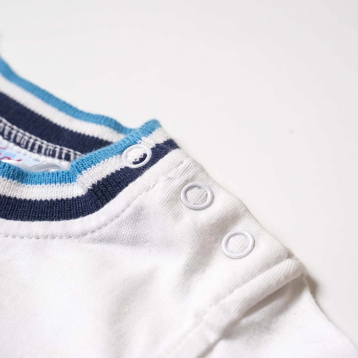 Παιδική μπλούζα Knot So Bad για αγόρια Pirate άσπρο κοντομάνικα μπλουζάκια για αγόρια ετών καλοκαιρινά online 4