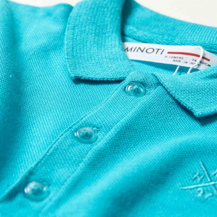Παιδική μπλούζα Minoti για αγόρια polo γαλάζιο Αγορίστικα επώνυμα παιδικά ρούχα online χρονών γιακάς