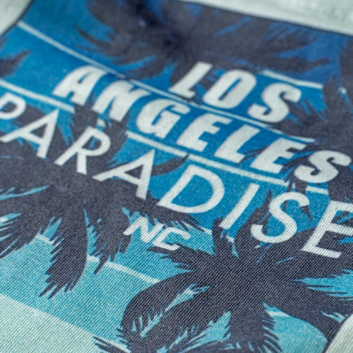 Παιδική μπλούζα New College για αγόρια Los Angeles Φυστικί αγορίτστικα κοντομάνικα καλοκαιρινά μπλουζάκια μοντέρνα 3