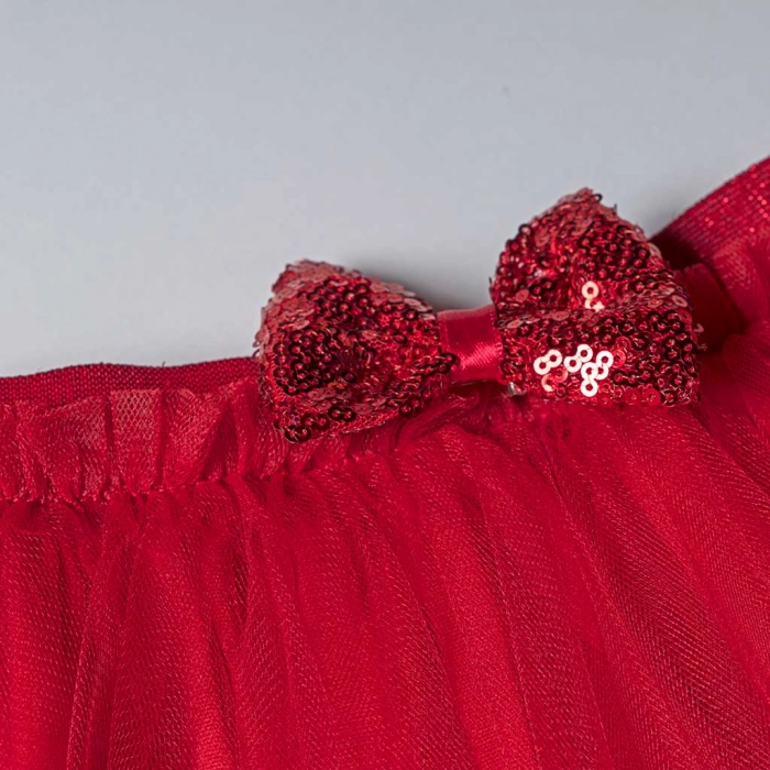 Παιδικό σετ για κορίτσια Super M Κόκκινο κοριτσίστικα σετ με φούστα τουτού καλοκαιρινά μοντέρνα 4