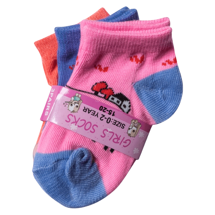 Παιδικές κάλτσες για κορίτσια Animals κοριτσίστικες μοντέρνες πολύχρωμες κάλτσες