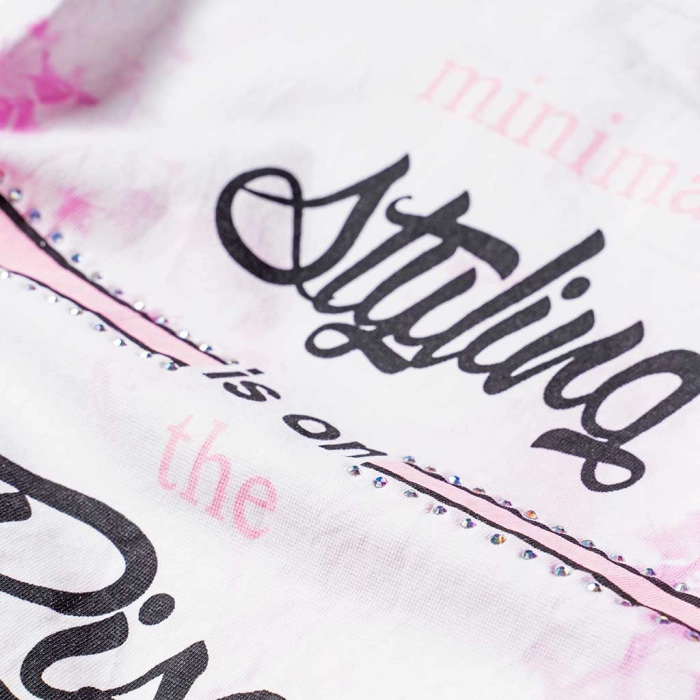 Παιδικό σετ Emery για κορίτσια Styling is on Rise Ροζ κοριτσίστικα σετ καλοκαιρινά μοντέρνα Tie dye 3