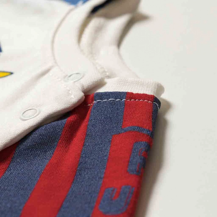 Βρεφικό σετ για αγόρια Fantastic μπλε Αγορίστικα μοντέρνα παιδικά ρούχα online μηνών μωρά λαιμός