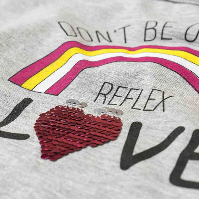 Παιδικό σετ Reflex για κορίτσια Ordinary γκρι Κοριτστίστικα επώνυμα ελληνικά παιδικά ρούχα Online μοντέρνα παγιέτες