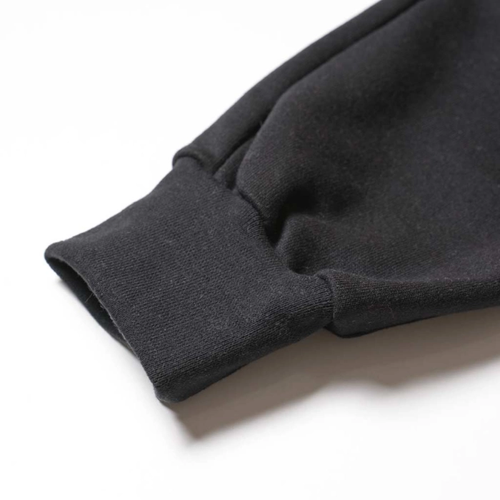 Παιδικό παντελόνι φόρμας Line για αγόρια χειμερινό μαύρο οικονομικά φούτερα παντελόνια σκέτα φόρμες χοντρά online 2