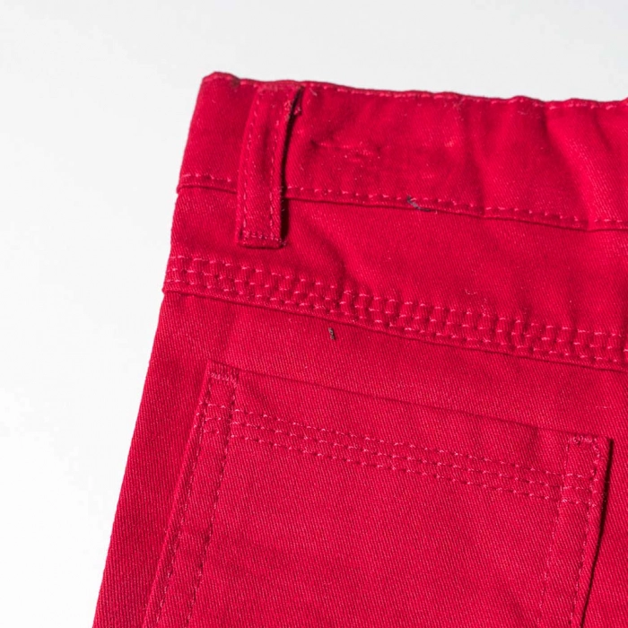 Βρεφικό σετ για αγόρια Mini Sir Κόκκινο αγορίστικα φορμάκια με παντελόνι επίσημα καλά βαφτιστικά 1
