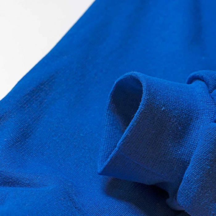 Παιδικό παντελόνι φόρμας Line για αγόρια χειμερινό Μπλε Ρουά αγορίστικα αθλητικά ελληνικά χειμερινά παντελόνια φόρμας 2