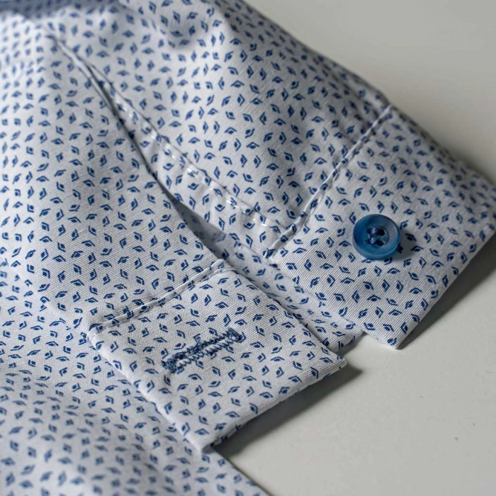 Παιδικό σετ για αγόρια Karlovy Μπλε αγορίστικο ολοκληρωμένο σετ με πουκάμισο παπιγιόν τιράντες παντελόνι 5