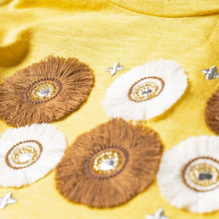 Παιδική μπλούζα Mayoral για κορίτσια Furbelow Κίτρινο κοριτσίστικο επώνυμο ποιοτικό μοντέρνο ιδιαίτερο 1