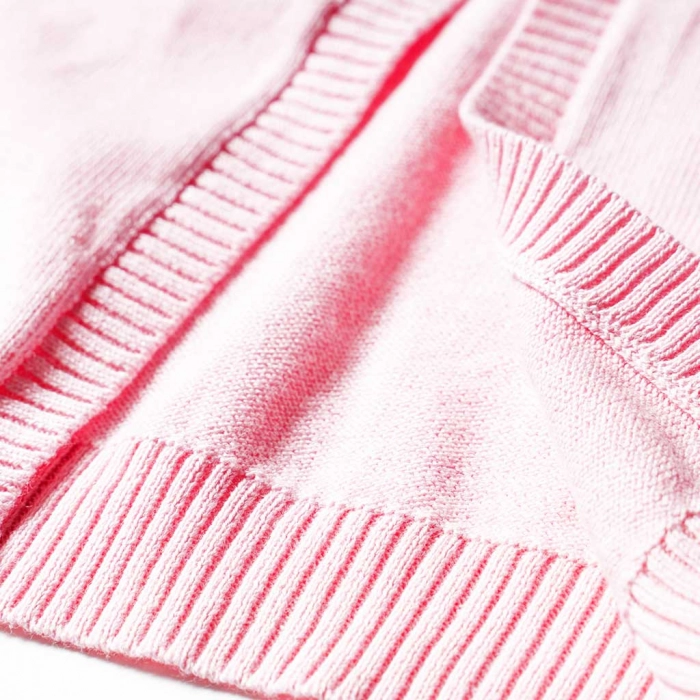 Παιδική ζακέτα ΕΒΙΤΑ Gorgeous για κορίτσια ροζ άνετη με στρας ελληνικά ποιοτικά επώνυμα εποχιακά μπολερό 2