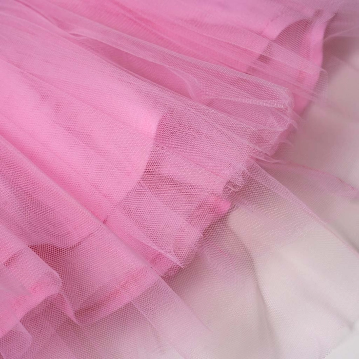 Παιδικό σετάκι για κορίτσια Pop Corn ροζ μοντέρνα σετ με φούστα tutu για κορίτσια ετών με παγιέτες τούλι online 5