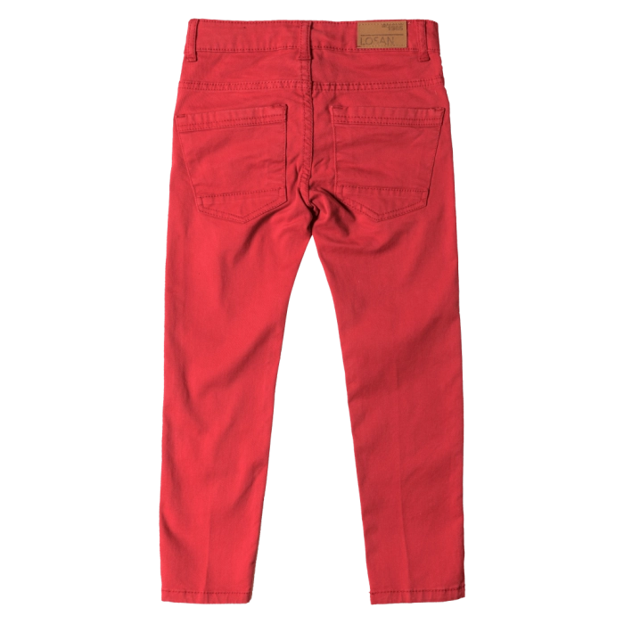 Παιδικό παντελόνι Losan για αγόρια Basic κόκκινο επώνυμα παιδικά ρούχα online αγορίστικα ετών 1
