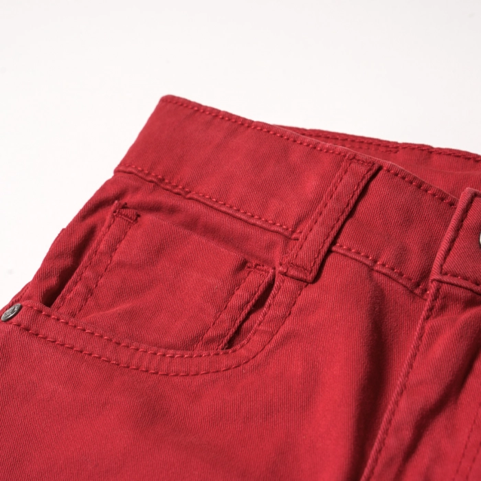 Παιδικό παντελόνι Losan για αγόρια Basic κόκκινο επώνυμα παιδικά ρούχα online αγορίστικα ετών 4