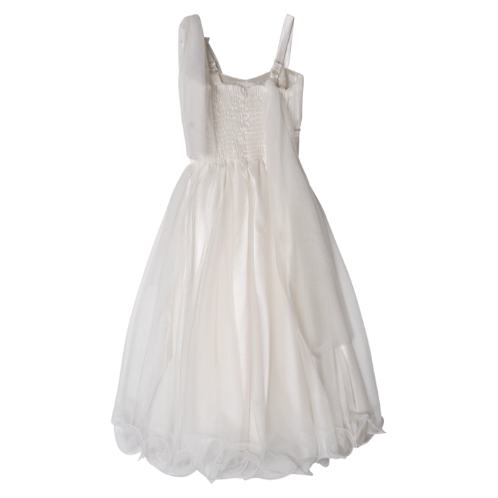 Παιδικό φόρμεα για κορίτσια Tijuana άσπρο ακριβά φορέματα για γάμο βάφτιση εκκλησία αμπιγιέ καλά για κορίτσια 12 14 16 ετών online 1