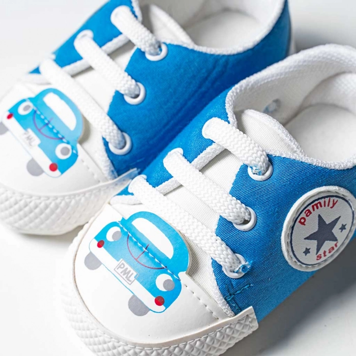 Βρεφικά παπούτσια αγκαλιάς για αγόρια Star Car θαλασσί αγορίστικο άνετο για βόλτα δώρο νεογέννητα αθλητικό μοντέρνο 3