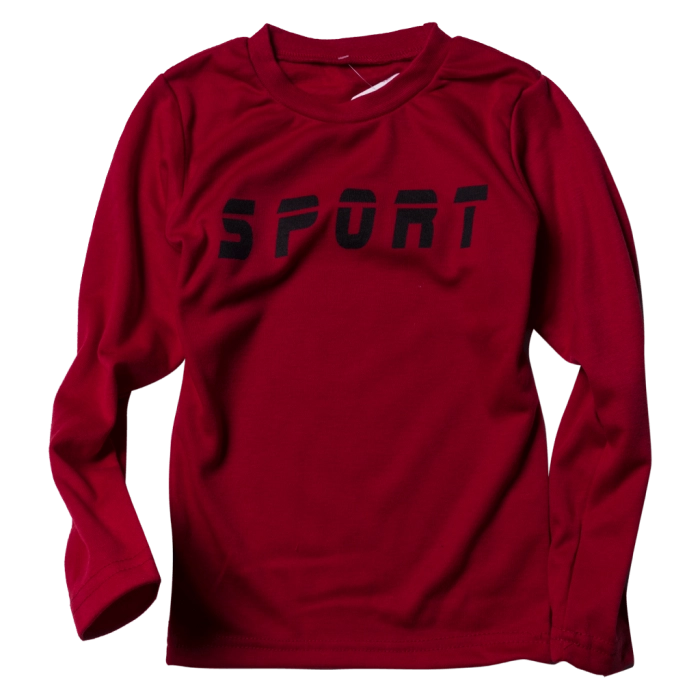 Παιδική Μπλούζα για αγόρια Sport Kόκκινο αγορίστικο καθημερινο για βόλτα για το σχολείο online