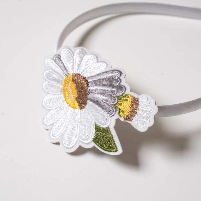 Βρεφική στέκα για κοριτσάκια Summer Flower άσπρο παιδικά αξεσουάρ κοριτσίστικα οικονομικά online2