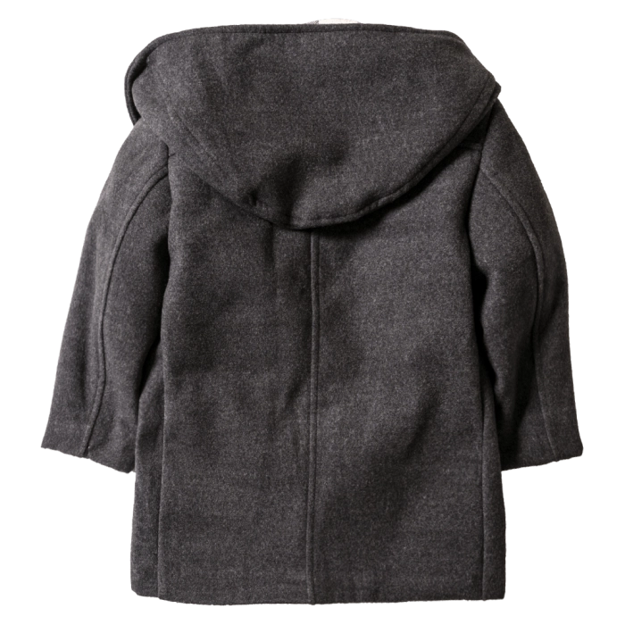 Παιδικό Παλτό για Αγόρια Fashion Project ανθρακί 1 5 αγορίστικο χειμωνιάτικο μοντγκόμερι στυλάτο με κουκούλα κεντρική 1