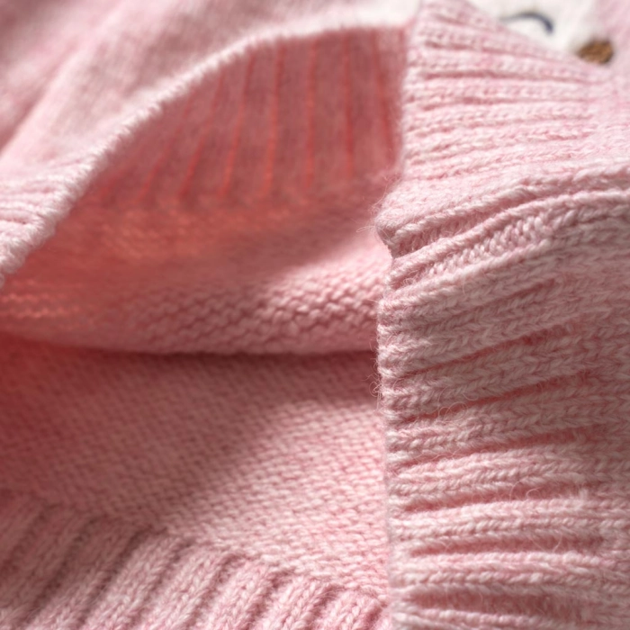 Παιδική μπλούζα πλεκτή Bunnies ροζ μοντέρνες πλεκτές μπλούζες πουλόβερ κοριτσίστικες ετών Online 4