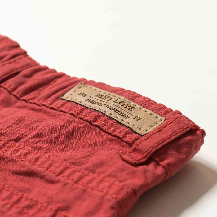 Παιδικό σορτς για αγόρια Chinno κόκκινο αγορίστικα επώνυμα παιδικά ρούχα online ετών τσέπη