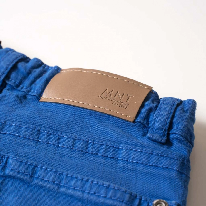 Παιδικό παντελόνι Minoti για αγόρια Twill μπλε επώνυμα παιδικά ρούχα οnline παντελόνια αγορίστικα ετών 5