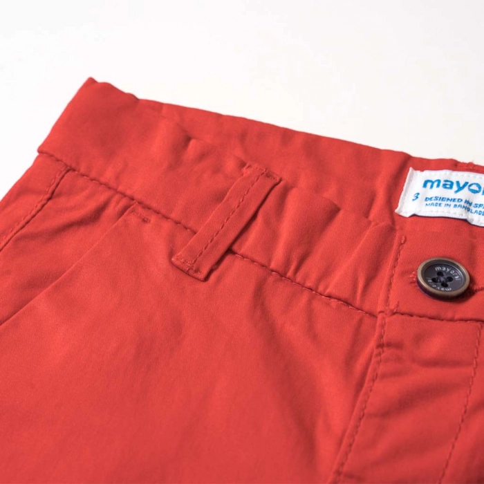 Παιδικό παντελόνι Mayoral για αγόρια Coconut κόκκινο μοντέρνα παιδικά ρούχα επώνυμα τζιν για αγόρια ετών online 2