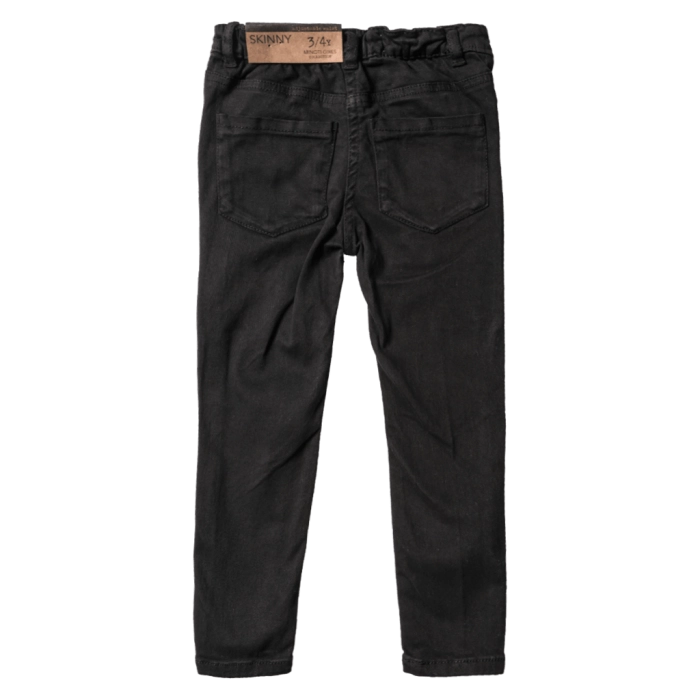 Παιδικό παντελόνι Minoti για αγόρια Jeg μαύρο επώνυμα παιδικά ρούχα μοντέρνα παντελόνια για αγόρια ετών 1