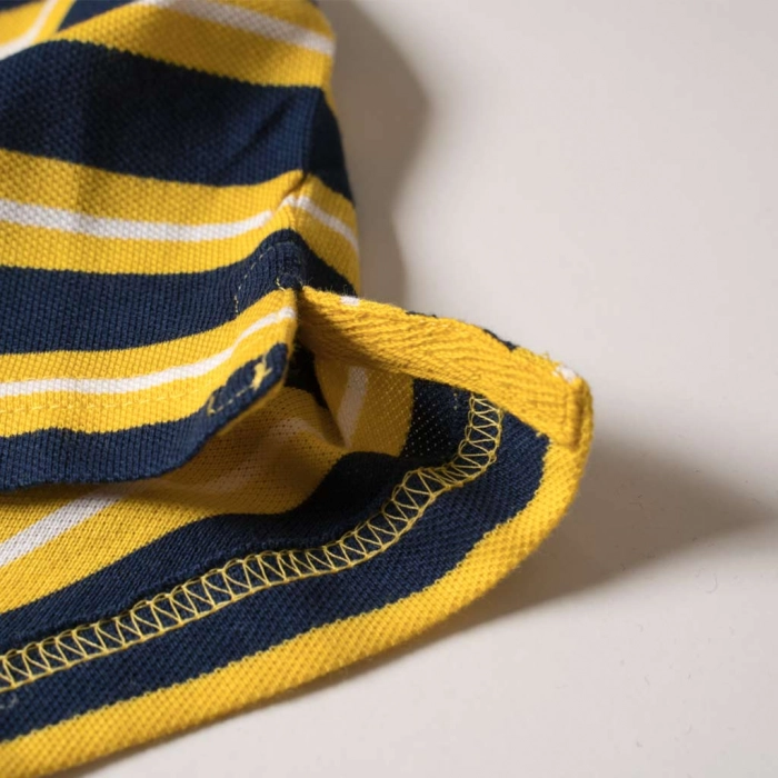 Παιδική μπλούζα Minoti για αγόρια stripped polo κίτρινο επώνυμες μπλούζες για αγόρια ετών online 2