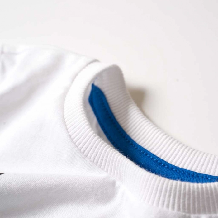 Παιδική μπλούζα Minoti για αγόρια Boo Ya άσπρο επώνυμες μπλούζες για αγόρια ετών online 4