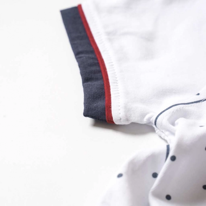 Παιδική μπλούζα για αγόρια Victory άσπρο μπλουζάκια polo για αγόρια καλοκαιρινά κοντομάνικα ετών online 1