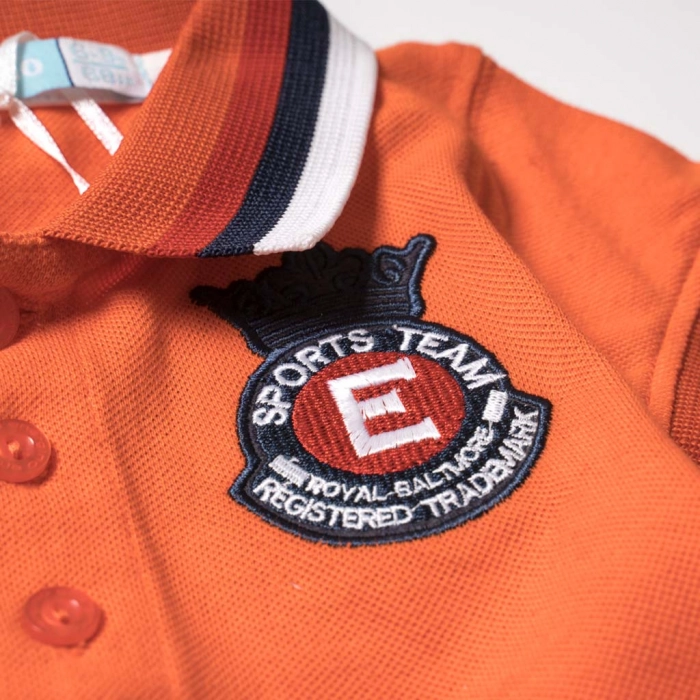 Παιδική μπλούζα Energiers για αγόρια polo πορτοκαλί κοντομάνικα μπλουζάκια πολο για αγόρια ετών καλοκαιρινά online 4