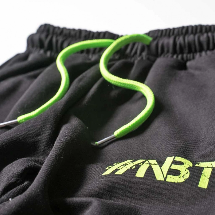 Παιδικό παντελόνι φόρμας για αγόρια NBT Μαύρο Λαχανί αγορίστικο ποιοτικό αθλητικό άνετο μοντέρνο οικονομικό 5