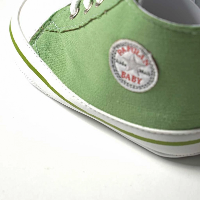 Βρεφικά παπούτσια για αγόρια Stary Πράσινο αγορίστικα μποτάκια με κορδόνια μοντέρνα 2