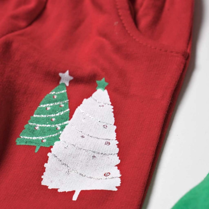 Παιδικό χριστουγεννιάτικο σετ HoHoHo Πράσινο αγορίστικο και κοριτσίστικο οικονομικό ποιοτικό μοντέρνο ζεστό 5