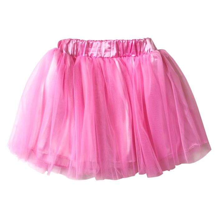 Παιδική φούστα tutu για κορίτσια Grecia ροζ φούστες με τούλι μονόχρωμες για εκδηλώσεις παραστάσεις αστεράκια online 1