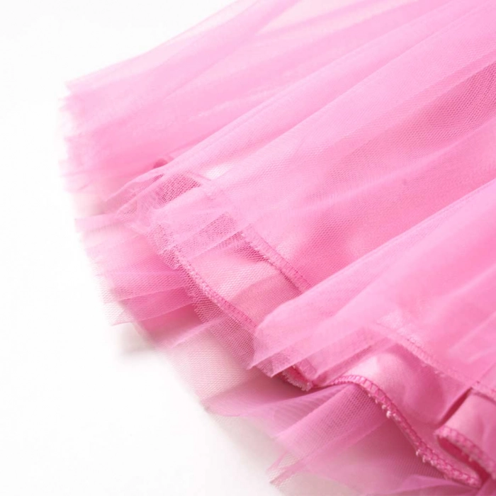 Παιδική φούστα tutu για κορίτσια Grecia ροζ φούστες με τούλι μονόχρωμες για εκδηλώσεις παραστάσεις αστεράκια online 2