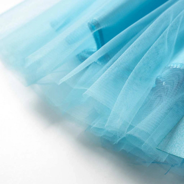 Παιδική φούστα tutu για κορίτσια Grecia γαλάζιο φούστες με τούλι μονόχρωμες για εκδηλώσεις παραστάσεις αστεράκια online 2
