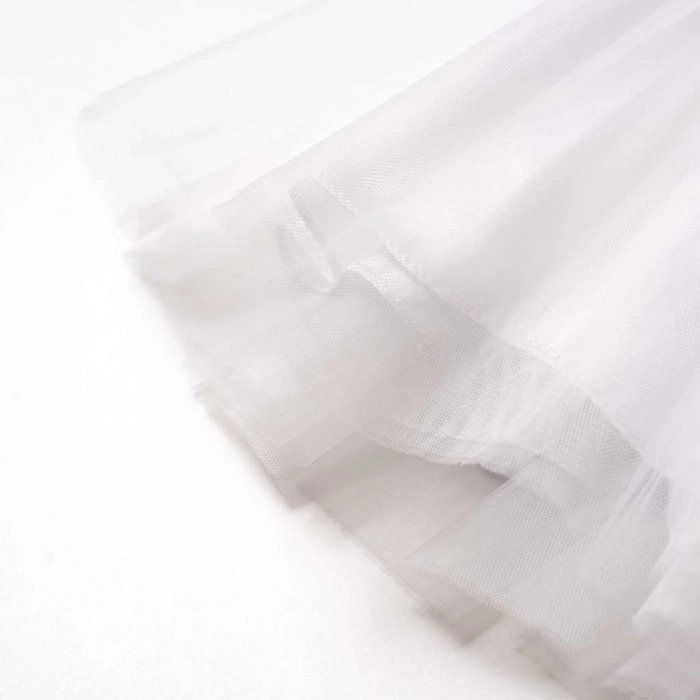 Παιδική φούστα tutu για κορίτσια Grecia άσπρο φούστες με τούλι μονόχρωμες για εκδηλώσεις παραστάσεις αστεράκια online 2