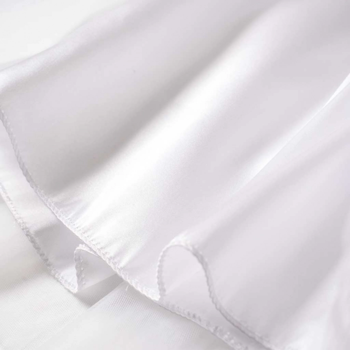 Παιδική φούστα tutu για κορίτσια Grecia άσπρο φούστες με τούλι μονόχρωμες για εκδηλώσεις παραστάσεις αστεράκια online 3