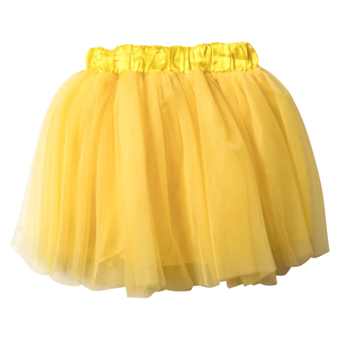 Παιδική φούστα tutu για κορίτσια Grecia κίτρινο φούστες με τούλι μονόχρωμες για εκδηλώσεις παραστάσεις αστεράκια online 1