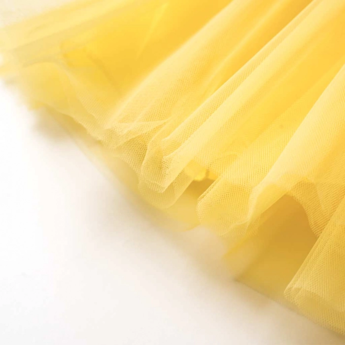 Παιδική φούστα tutu για κορίτσια Grecia κίτρινο φούστες με τούλι μονόχρωμες για εκδηλώσεις παραστάσεις αστεράκια online 2