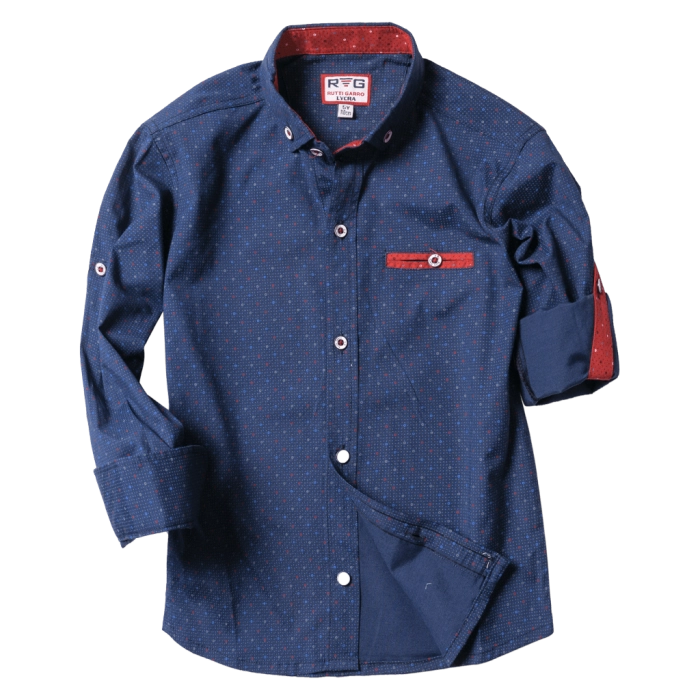 Παιδικό πουκάμισο για αγόρια Apinal μπλε καλά πουκάμισα για αγοράκια ετών βαμβακερά μοντέρνα ιδιαίτερα online
