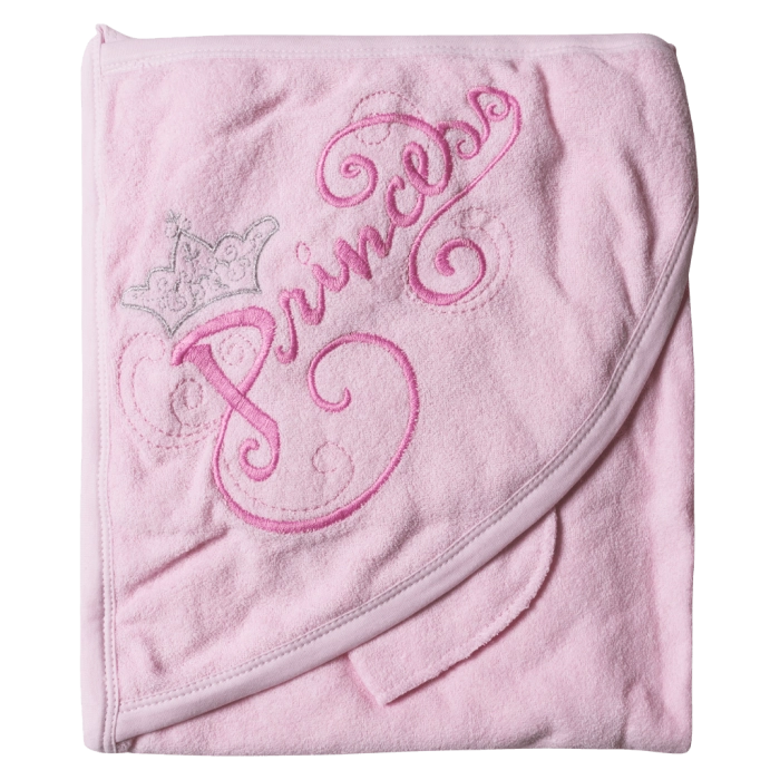 Μπουρνοζοπετσέτα για κορίτσια Princess Ροζ κοριτσίστικη ποιοτική μοντέρνα ζεστή δώρο