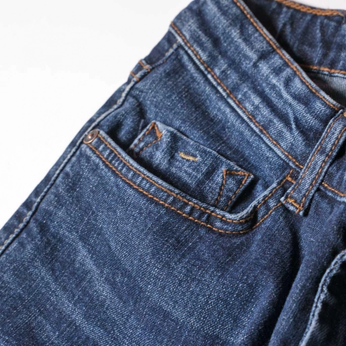 Παιδικό παντελόνι τζιν για αγόρια Tiffosi Μπλε αγορίστικο μοντέρνο ποιοτικό με σκισίματα 4